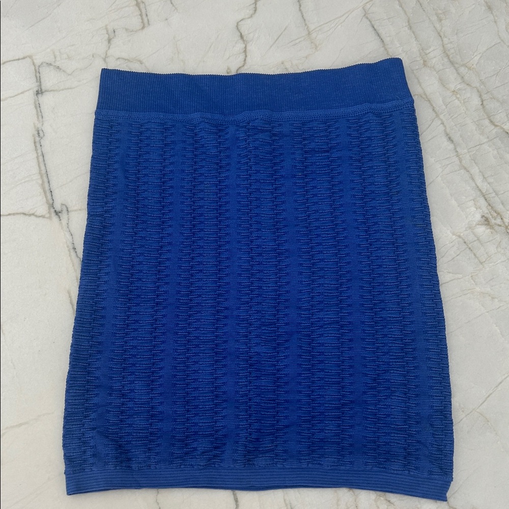 BCBGeneration Royal Blue Mini Skirt stretch